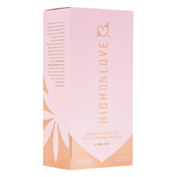 HIGH ON LOVE MASSAGE OIL STRAWBERRIES AND CHAMPAGNE 120ML