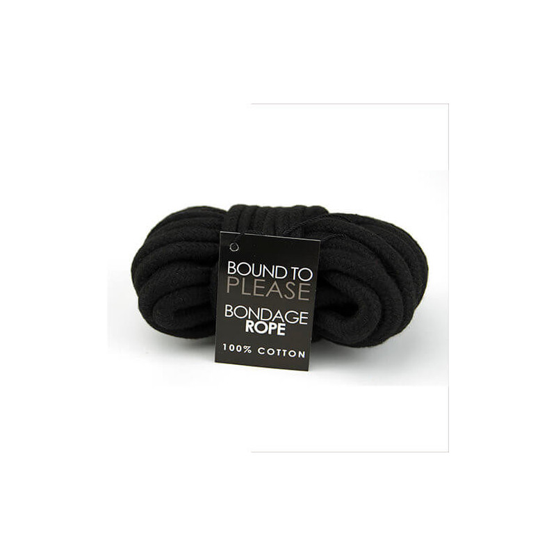 Bound to Please Bondage Rope Black