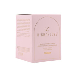 HIGH ON LOVE PINK MASSAGE CANDLE LITCHI MARTINI 220ML