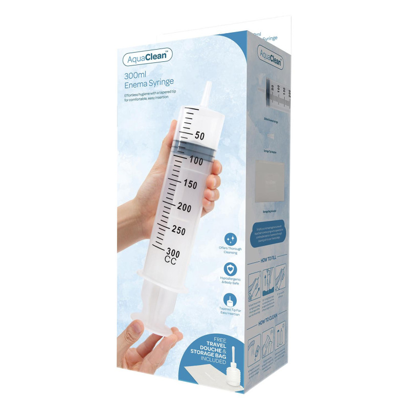 AQUACLEAN ENEMA SYRINGE 300CC