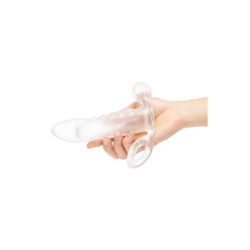 SIZE UP CLEAR VIEW VIBRATING PENIS EXTENDER