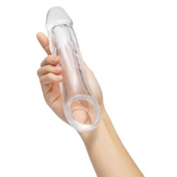 SIZE UP CLEAR VIEW PENIS EXTENDER WITH BALL LOOP GIRTHY