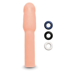 MAAT OMHOOG 4 INCH EXTRA REALISTISCHE PENISVERLENGER -FLESH