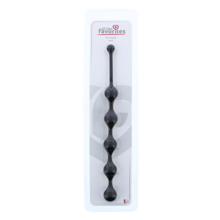 ALL TIME FAVORITES FIVE BEADS ANAL BLACK