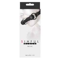 SINFUL BAR GAG BLACK