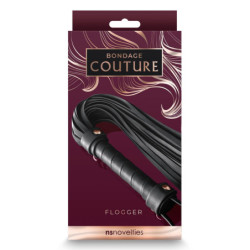 BONDAGE COUTURE FLOGGER BLACK