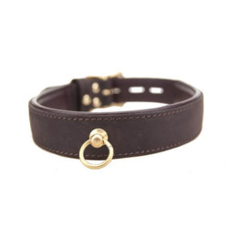 BOUND Nubuck Leren Choker met 'O' Ring