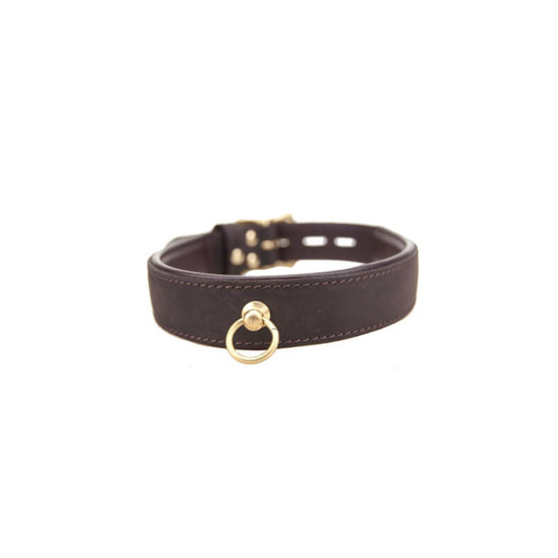 BOUND Nubuck Leather Choker with 'O' Ring