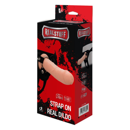 REALSTUFF STRAP ON REAL DILDO