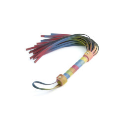 SPECTRA BONDAGE FLOGGER RAINBOW