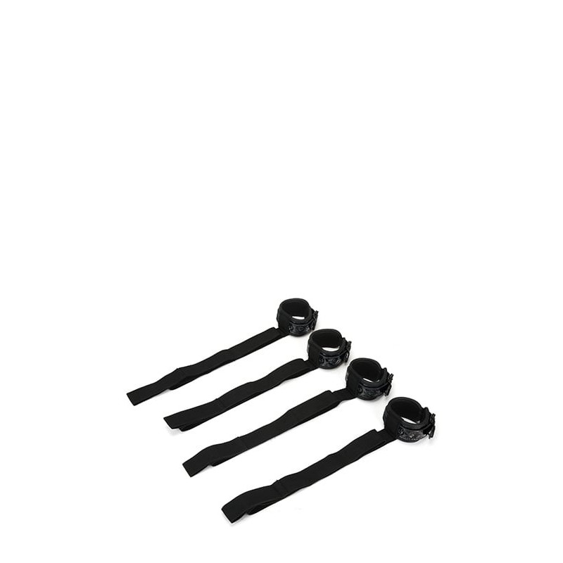 WHIPSMART DIAMOND BED RESTRAIN KIT BLACK