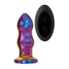 GLAMOUR GLASS REMOTE VIBE CURVED PLUG