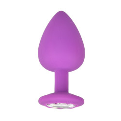 Loving Joy Sierlijke Siliconen Butt Plug Paars -Large