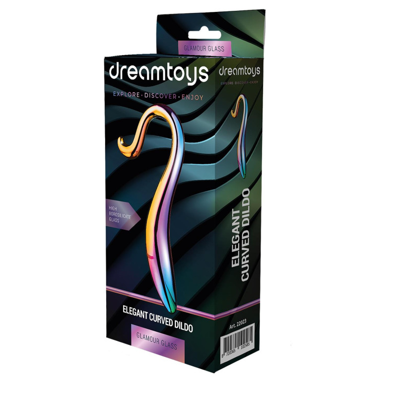 GLAMOURGLAS ELEGANTE GEBOGEN DILDO