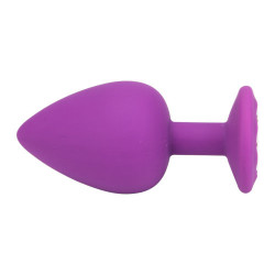 Loving Joy Sierlijke Siliconen Butt Plug Paars -Large