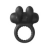 RAMROD RABBIT VIBRATING COCKRING BLACK