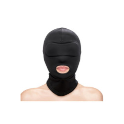 FETISH & FASHION MOUTH HOOD BLACK