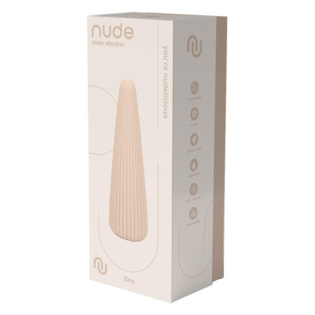 NUDE ZINA CONE VIBRATOR - TRAVELSIZE