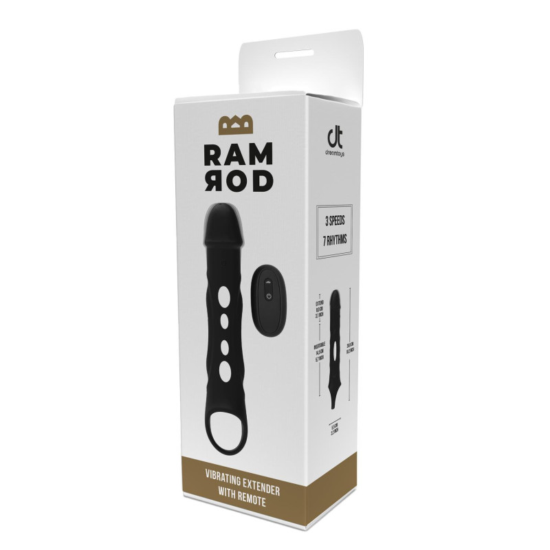 RAMROD VIBRATING EXTENDER WTH REMOTE