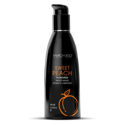 WICKED AQUA SWEET PEACH FLAVORED LUBRICANT 60ML