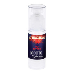 MAI ATTRACTION KISSABLE LUBRICANT HOT EFFECT MOJITO FLAVOR 50ML