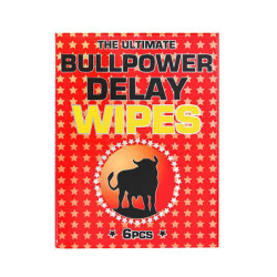 BULL POWER WIPES DELAY SACHETS 6X2ML