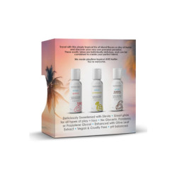 WICKED SIMPLY TROPICAL TRIO WATERBASED LUBRICANT 3X30ML