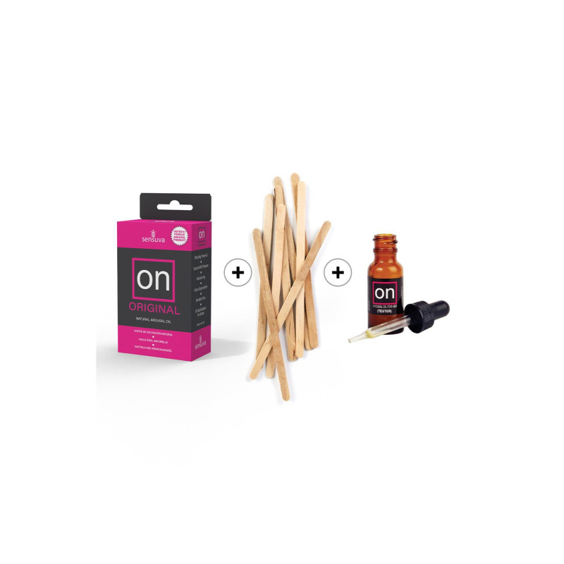 SENSUVA ON ORIGINAL AROUSAL OIL  5ML 12 PIECE AND TESTER STICKS