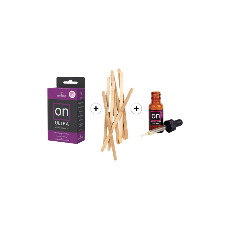 SENSUVA ON ULTRA AROUSAL OIL 5ML 12 PIECE AND TESTER STICKS