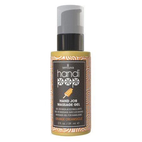 SENSUVA HANDIPOP EDIBLE MASSAGE GEL ORANGE CREAMSICLE 59ML