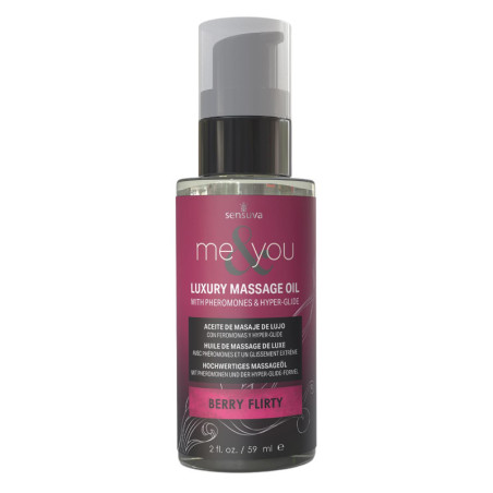 SENSUVA ME AND YOU MASSAGE OIL BERRY FLIRTY  59ML