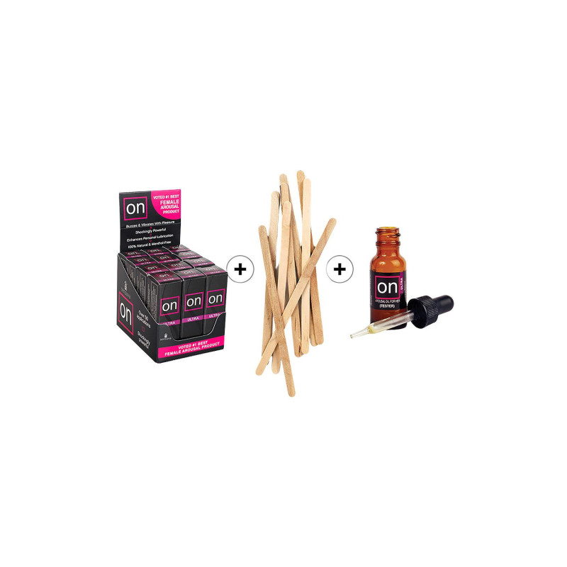 SENSUVA ON ULTRA AROUSAL OIL 5ML SMALL BOX 12 PIECE AND TESTER STICKS