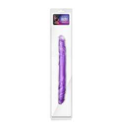 B YOURS 14INCH DOUBLE DILDO PURPLE