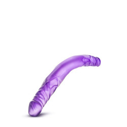 B YOURS 14INCH DOUBLE DILDO PURPLE