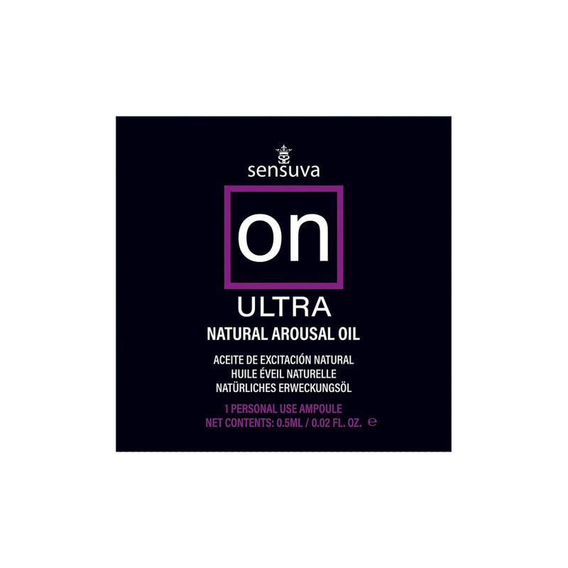 SENSUVA ON ULTRA AROUSAL OIL SINGLE USE AMPOULE