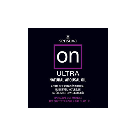 SENSUVA ON ULTRA AROUSAL OIL SINGLE USE AMPOULE