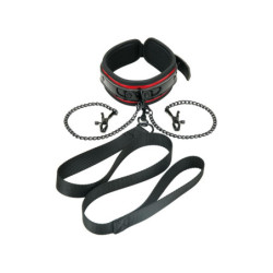 HEARTBREAKER DELUXE COLLAR AND LEASH SET