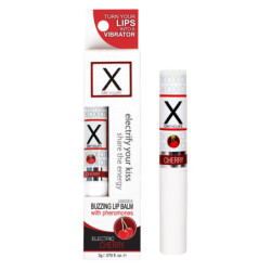 SENSUVA X ON THE LIPS BUZZING LIP BALM ELECTRIC CHERRY