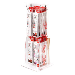 SENSUVA X ON THE LIPS ASSORTED 16 PIECE TOWER DISPLAY