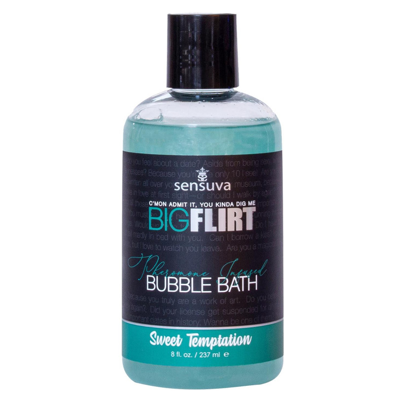 SENSUVA BIG FLIRT PHEROMONE BUBBLE BATH SWEET TEMPTATION 237ML