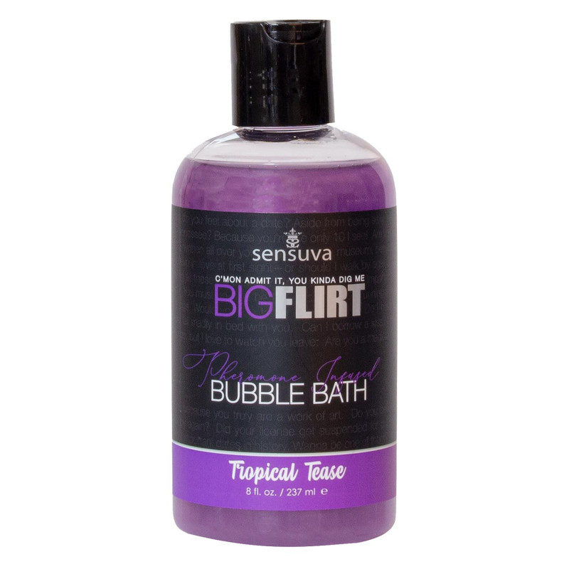 SENSUVA BIG FLIRT PHEROMONE BUBBLE BATH TROPICAL TEASE 237ML