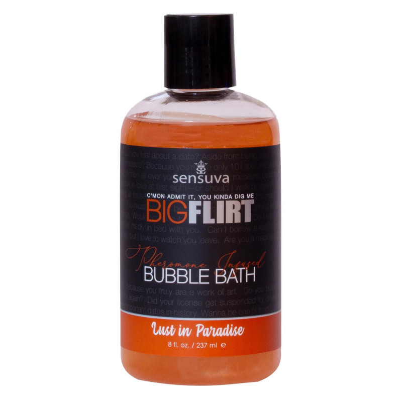 SENSUVA BIG FLIRT PHEROMONE BUBBLE BATH LUST IN PARADISE 237ML