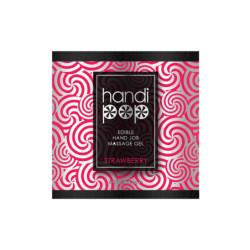 SENSUVA HANDIPOP EDIBLE MASSAGE GEL STRAWBERRY 6 ML