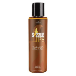 SENSUVA SIZZLE LIPS WARMING GEL SALTED CARAMEL 125ML