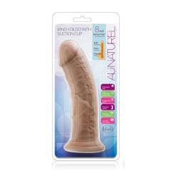 AU NATURAL 8INCH DILDO MOCHA