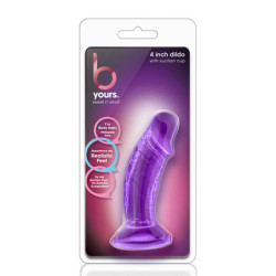 B YOURS SWEET N SMALL 4INCH DILDO PURPLE