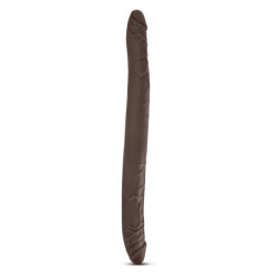 DR. SKIN 16INCH DOUBLE DILDO CHOCOLATE