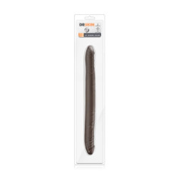 DR. SKIN 16INCH DOUBLE DILDO CHOCOLATE