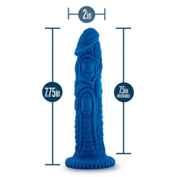 THE REALM DRAKEN LOCK ON DILDO BLUE