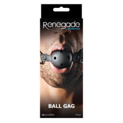 RENEGADE BONDAGE BALL GAG BLACK